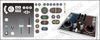 DJ مخلوط کردن مواد وکتور تایوان