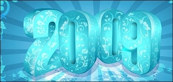 وکتور الگوی سه بعدی 2009