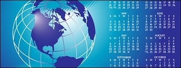 متریال بردار سال تقویم 2008 2