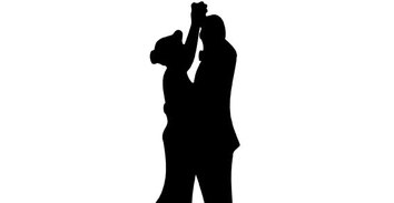 وکتور رایگان زوج رقصنده