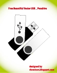 تصویر برداری USB Pendrive