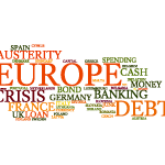 ابر بردار بحران بدهی اروپا