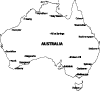 نقشه برداری استرالیا (شهرها)