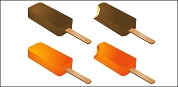 مواد وکتور بستنی تابستانی
