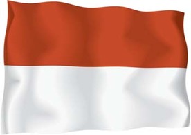 وکتور پرچم اندونزی