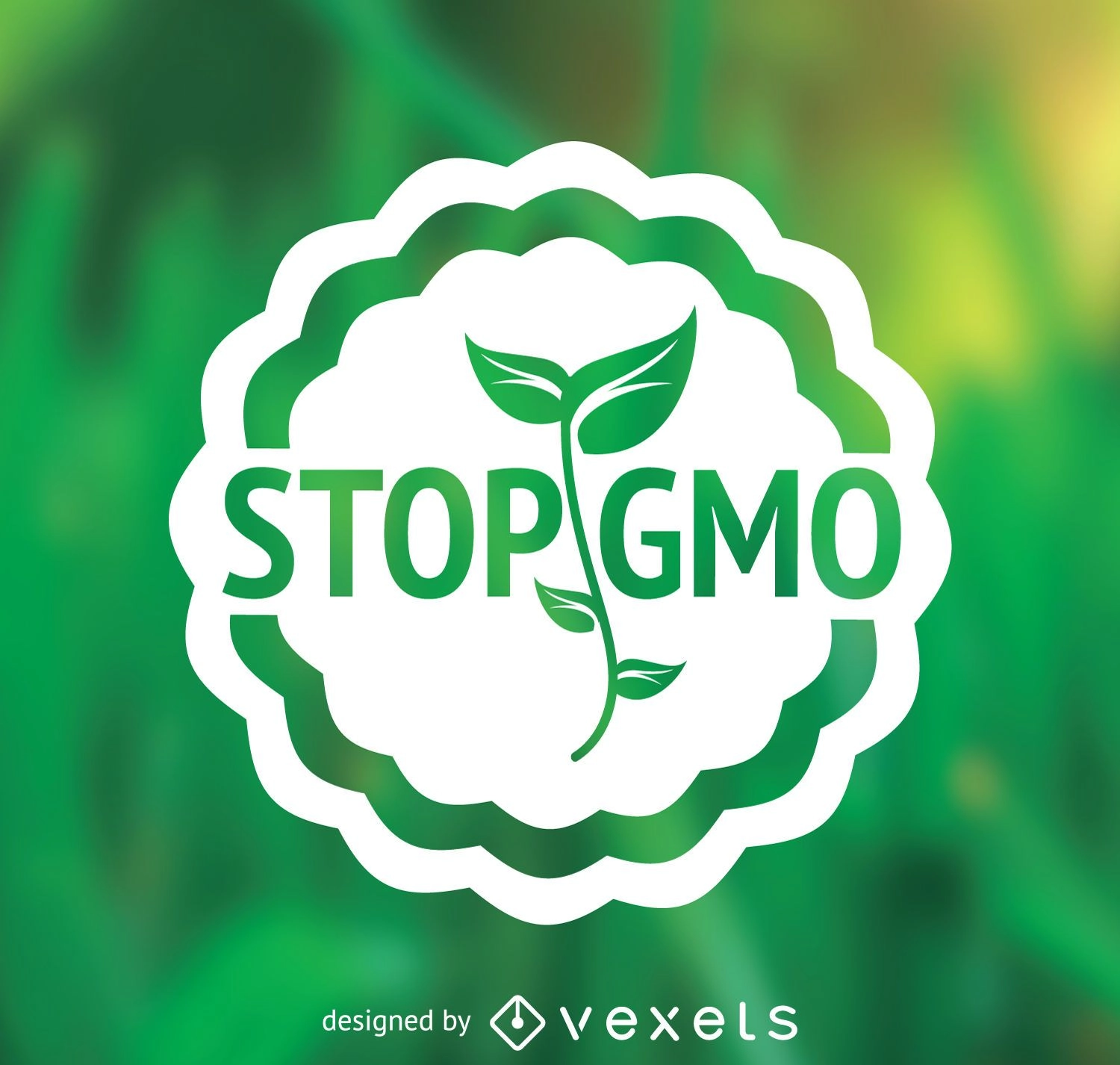 علامت توقف بدون GMO